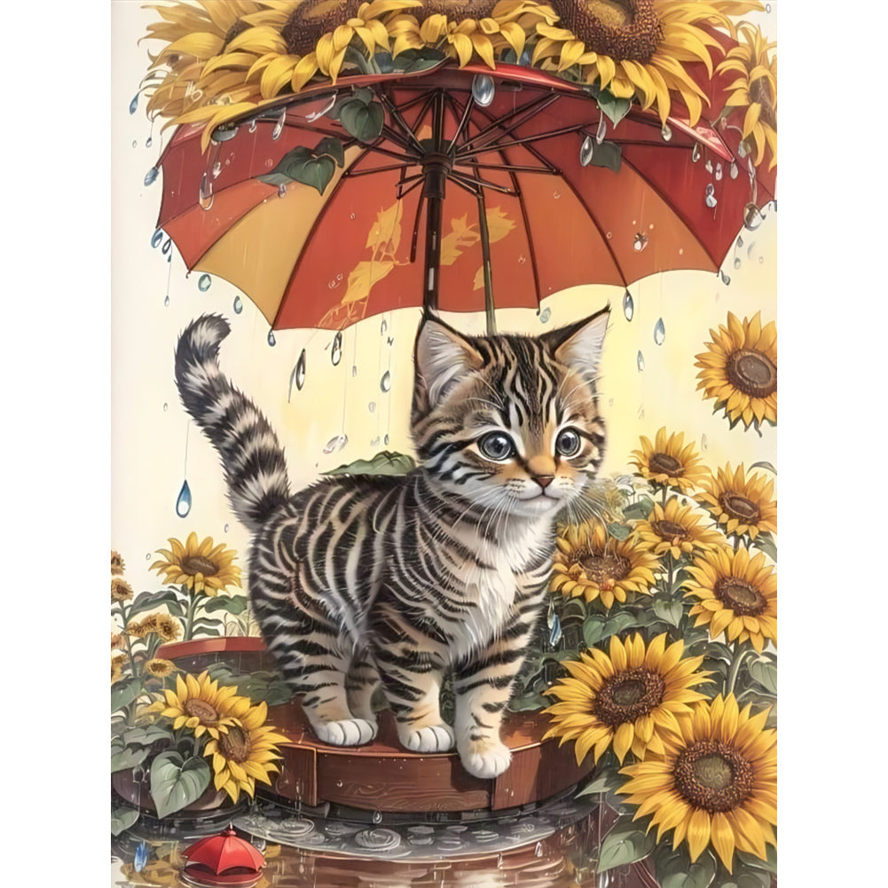 Diamond Painting - Full Round - cat (30*40CM)