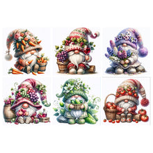 Load image into Gallery viewer, Diamond Painting - Full Round - Fruit and vegetable gnomes (30*30CM)
