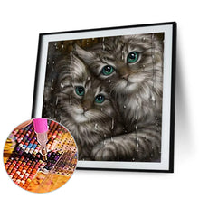 Load image into Gallery viewer, Diamond Painting - Full Round - Snuggle Kitty (30*30CM)