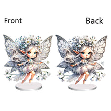 Load image into Gallery viewer, Flower Fairy Special Shaped Double Sided Diamond Painting Tabletop Ornaments Kit