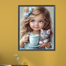 Load image into Gallery viewer, Diamond Painting - Full Square - little girl (40*50CM)