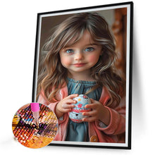 Load image into Gallery viewer, Diamond Painting - Full Square - little girl (40*50CM)