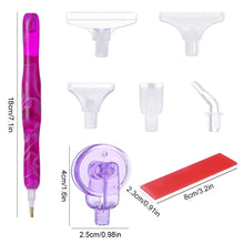 Load image into Gallery viewer, Resin 5D Diamond Painting Pen Kit with 5 Drill Pen Picking Heads and 1 Glue Clay