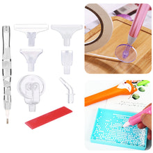 Load image into Gallery viewer, Resin 5D Diamond Painting Pen Kit with 5 Drill Pen Picking Heads and 1 Glue Clay
