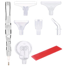 Load image into Gallery viewer, Resin 5D Diamond Painting Pen Kit with 5 Drill Pen Picking Heads and 1 Glue Clay