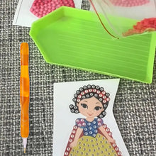 Load image into Gallery viewer, Resin 5D Diamond Painting Pen Kit with 5 Drill Pen Picking Heads and 1 Glue Clay