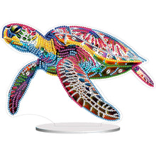 Load image into Gallery viewer, Sea Turtle Special Shaped Desktop Diamond Art Kits for Home Office Desktop Decor