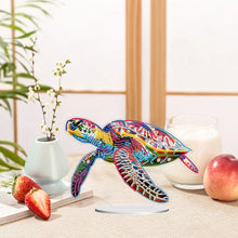 Load image into Gallery viewer, Sea Turtle Special Shaped Desktop Diamond Art Kits for Home Office Desktop Decor
