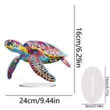 Load image into Gallery viewer, Sea Turtle Special Shaped Desktop Diamond Art Kits for Home Office Desktop Decor