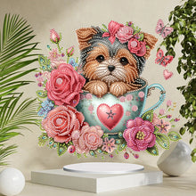 Load image into Gallery viewer, Teacup Puppy Special Shaped Table Top Diamond Painting Ornament Kits Table Decor