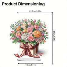 Load image into Gallery viewer, Flower Special Shaped Diamond Painting Desktop Ornaments Kit Bedroom Table Decor