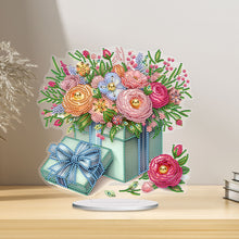 Load image into Gallery viewer, Flower Special Shaped Diamond Painting Desktop Ornaments Kit Bedroom Table Decor