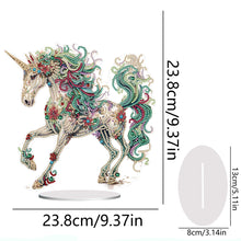 Load image into Gallery viewer, Unicorn Special Shaped Diamond Painting Tabletop Ornaments Kit Home Table Decor
