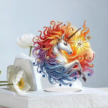 Load image into Gallery viewer, Unicorn Special Shaped Diamond Painting Tabletop Ornaments Kit Home Table Decor