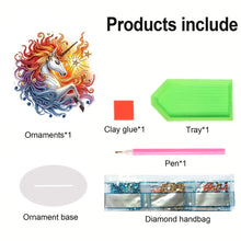 Load image into Gallery viewer, Unicorn Special Shaped Diamond Painting Tabletop Ornaments Kit Home Table Decor
