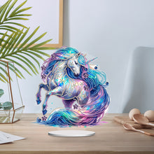 Load image into Gallery viewer, Unicorn Special Shaped Diamond Painting Tabletop Ornaments Kit Home Table Decor
