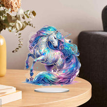 Load image into Gallery viewer, Unicorn Special Shaped Diamond Painting Tabletop Ornaments Kit Home Table Decor