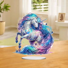 Load image into Gallery viewer, Unicorn Special Shaped Diamond Painting Tabletop Ornaments Kit Home Table Decor