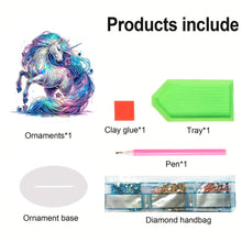 Load image into Gallery viewer, Unicorn Special Shaped Diamond Painting Tabletop Ornaments Kit Home Table Decor