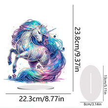 Load image into Gallery viewer, Unicorn Special Shaped Diamond Painting Tabletop Ornaments Kit Home Table Decor