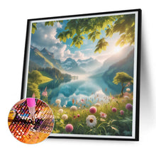 Load image into Gallery viewer, Diamond Painting - Full Round - mountain scenery (30*30CM)