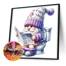 Load image into Gallery viewer, Diamond Painting - Full Round - Toilet Gnome (30*30CM)