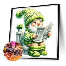 Load image into Gallery viewer, Diamond Painting - Full Round - Toilet Gnome (30*30CM)