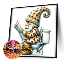 Load image into Gallery viewer, Diamond Painting - Full Round - Toilet Gnome (30*30CM)