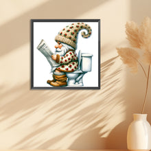 Load image into Gallery viewer, Diamond Painting - Full Round - Toilet Gnome (30*30CM)