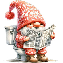 Load image into Gallery viewer, Diamond Painting - Full Round - Toilet Gnome (30*30CM)