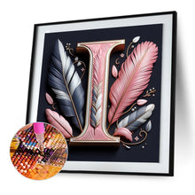 Load image into Gallery viewer, Diamond Painting - Full Round - Feather letter I (30*30CM)