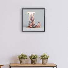 Load image into Gallery viewer, Diamond Painting - Full Round - Feather letter L (30*30CM)