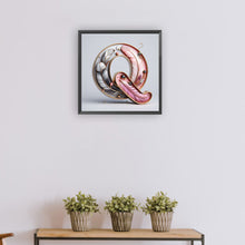 Load image into Gallery viewer, Diamond Painting - Full Round - Feather letter Q (30*30CM)