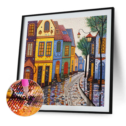 Diamond Painting - Full Round - color house (40*40CM)