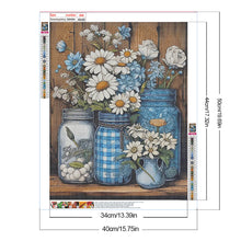 Load image into Gallery viewer, Diamond Painting - Full Square - Daisy vase (40*50CM)