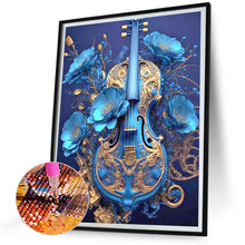 Load image into Gallery viewer, Diamond Painting - Full Round - Flowers and musical instruments (30*40CM)