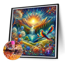 Load image into Gallery viewer, Diamond Painting - Full Round - beautiful dawn landscape (30*30CM)