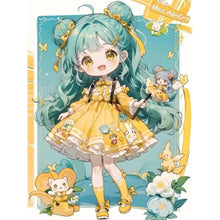 Load image into Gallery viewer, Diamond Painting - Full Round - girl (30*40CM)