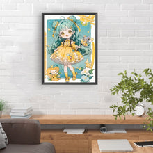 Load image into Gallery viewer, Diamond Painting - Full Round - girl (30*40CM)