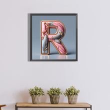 Load image into Gallery viewer, Diamond Painting - Full Round - Letter R (40*40CM)