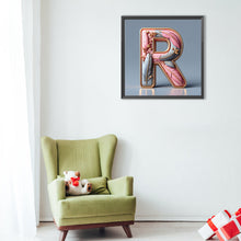 Load image into Gallery viewer, Diamond Painting - Full Round - Letter R (40*40CM)