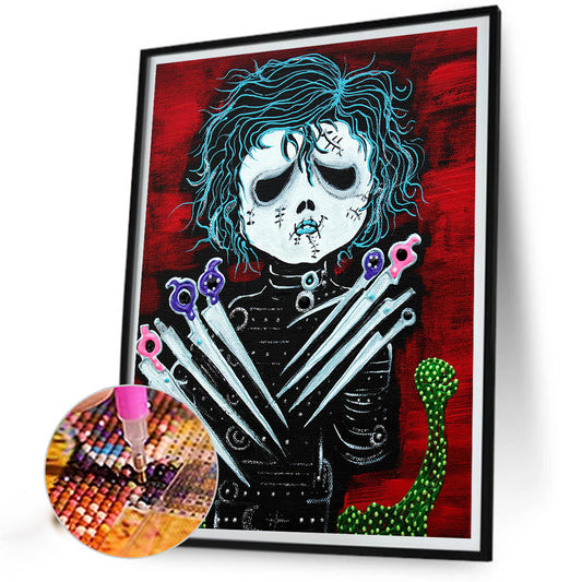 Diamond Painting - Full Round - scissorhands (40*50CM)