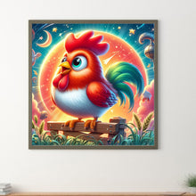 Load image into Gallery viewer, Diamond Painting - Full Square - crow rooster (30*30CM)