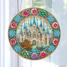 Load image into Gallery viewer, Suncatcher Diamond Painting Art Pendant Colorful Diamond Painting Hanging Decor