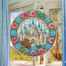 Load image into Gallery viewer, Suncatcher Diamond Painting Art Pendant Colorful Diamond Painting Hanging Decor