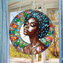 Load image into Gallery viewer, Suncatcher Diamond Painting Art Pendant Colorful Diamond Painting Hanging Decor