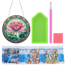 Load image into Gallery viewer, Suncatcher Diamond Painting Art Pendant Colorful Diamond Painting Hanging Decor