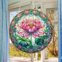 Load image into Gallery viewer, Suncatcher Diamond Painting Art Pendant Colorful Diamond Painting Hanging Decor