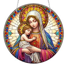 Load image into Gallery viewer, Suncatcher Diamond Painting Art Pendant Colorful Diamond Painting Hanging Decor