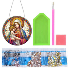 Load image into Gallery viewer, Suncatcher Diamond Painting Art Pendant Colorful Diamond Painting Hanging Decor